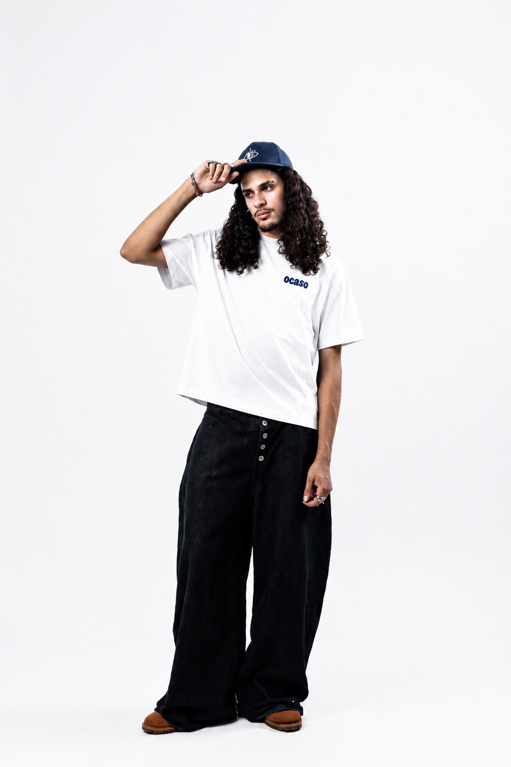 LESS IS MORE WHITE UNISEX T-SHIRT - OCASO NEW SUMMER COLLECTION - صورة 1